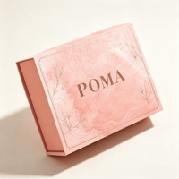 Caja de Regalo Magnética de Cartón de Lujo para Cosméticos, con Logotipo Personalizado