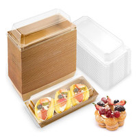 Prix d'usine Contenants alimentaires jetables en plastique à 1 compartiment, Boîte bento pour sushi et gâteaux, compatible micro-ondes, avec finition éponge mate et gaufrage