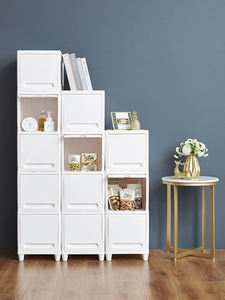 ตู้เก็บของในห้องน้ำ3ชั้นแบบบางตู้เก็บของแคบพร้อมลิ้นชัก - Product Image 6