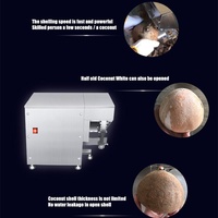 Machine à éplucher les noix de coco fraîches vertes tendres, éplucheur automatique manuel commercial pour noix de coco séchées, éplucheur de peau brune