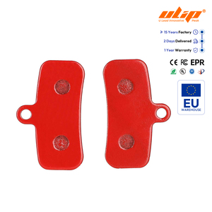 ผ้าเบรกดิสก์สีแดง M640 สำหรับจักรยาน สกู๊ตเตอร์ไฟฟ้า อะไหล่จักรยาน ผ้าเบรกเรซิ่นกึ่งโลหะ - Product Image 1