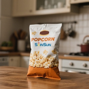 Bolsas de Alimentos Reutilizables con Cierre Hermético Personalizadas, Bolsas de Mylar con Cierre Ziplock para Empacar Palomitas de Maíz - Product Image 1