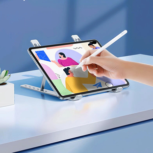 Support portable pour tablette mobile personnalisé, support d'ordinateur en alliage d'aluminium, support universel réglable en hauteur pour ordinateur portable, support pour <span class=keywords><strong>iPad</strong></span> - Product Image 4