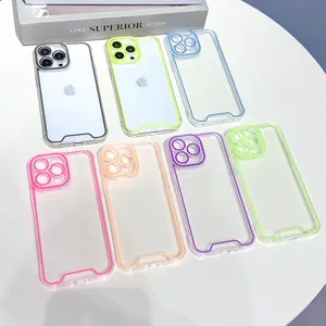 Night Light Luminous Silicone Phone Case for IPhone 14 13 12 11 15 Pro Max XS XR X Fluorescent Transparent Glowing Cover