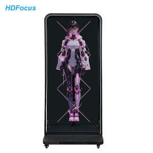 Ventilateur holographique 3D de 65 cm (taille humaine) avec boîtier en acrylique et support, 2500 nits, 4K, pour mur vidéo et assemblage 3D - Product Image 1