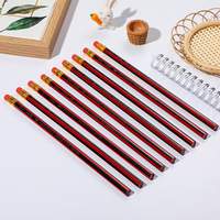 Crayon HB 2B personnalisé avec logo OEM X730-1, papeterie d'étude pour enfants, crayon artisanal standard pour dessin et croquis, prix XIUZHU rouge PMQX-023