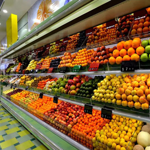 Vitrina Refrigerada para Exhibición de Frutas y Verduras con Cortina de Aire Abierta en la Parte Delantera para Supermercados - Product Image 3