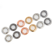 Anneau décoratif de chaussure avec logo personnalisé œillets en métal 3mm/4mm/5.5mm pour vêtements, sacs, accessoires de vêtement, œillets à boucle