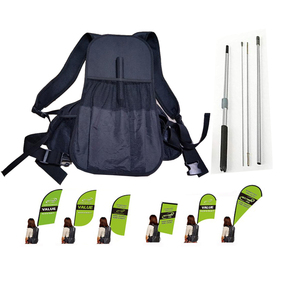 Wisezone Chất Lượng Cao Cờ Biểu Ngữ Ngoài Trời Đi Xe Đạp Leo Núi Quảng Cáo Ba Lô Cờ Tùy Chỉnh Cờ Vải Biểu Ngữ - Product Image 4