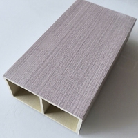 Hollow Square Timber Tube Moisture-Proof Interior Wall Partition Size50*100 Customizable Modern Villa Commerce Household Graphic