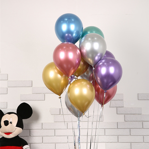 Palloncini in lattice metallico all'ingrosso in fabbrica decorazioni per feste palloncino cromato <span class=keywords><strong>oro</strong></span> 2.2g da 10 pollici - Product Image 4