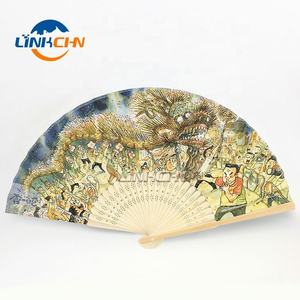 Ventilador de mano de tela personalizado Ventilador de mano manual - Product Image 3