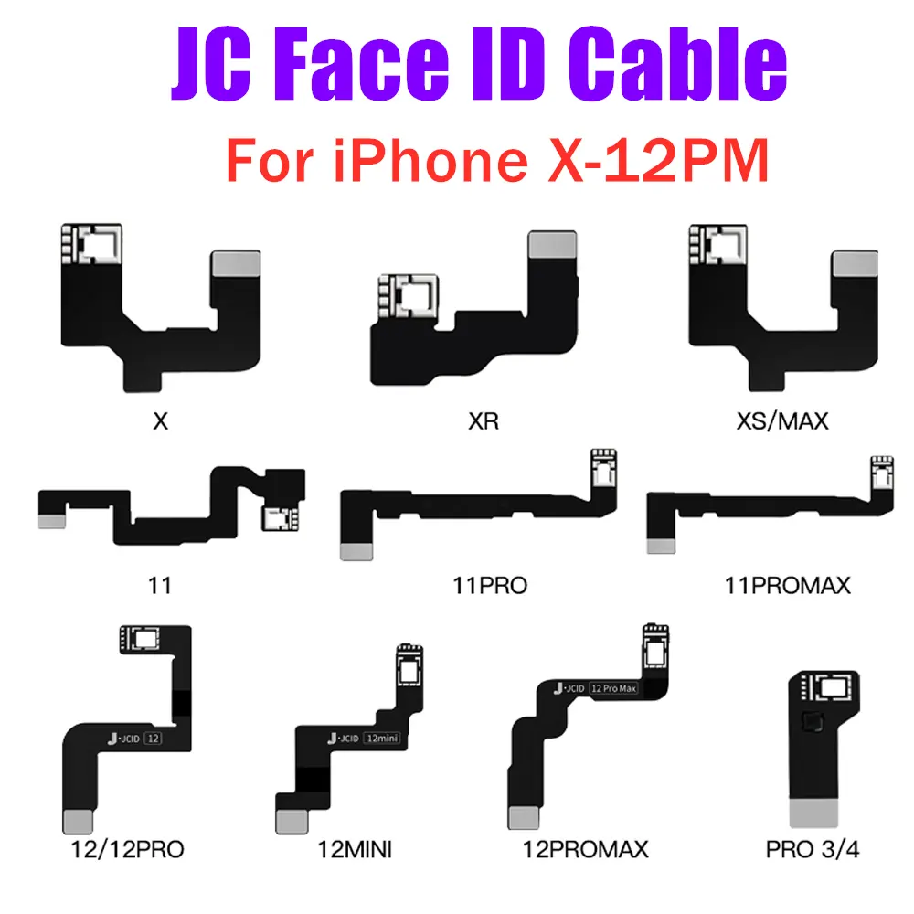 Jc Dot Matrix Flex Kabel Voor Iphone Front Camera Face Id Adapter Werken Met Jcid Pro 1000S V1se Dot projector Getest