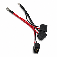 Connecteur IO Amphenol 10156914-1KP252LF, faisceau de câbles, câble d'alimentation robuste 12AWG pour amplificateur audio professionnel