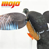 MOJO Outdoors ES Woody - Support motorisé à batterie, durable, léger et portable pour le montage sur poteau de leurres de chasse au canard Woody