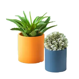 Support pour pot de fleur GRS personnalisé Vente en gros Style nordique ins pot de fleur en céramique pot de plante verte