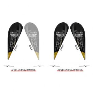 ธงขนนกโฆษณาคุณภาพสูง ทนทาน เป็นมิตรกับสิ่งแวดล้อม สำหรับใช้งานกลางแจ้ง พิมพ์โลโก้ได้ตามต้องการ ผลิตจากโพลีเอสเตอร์ พร้อมเสาไฟเบอร์กลาส ขายส่ง รวดเร็ว - Product Image 2