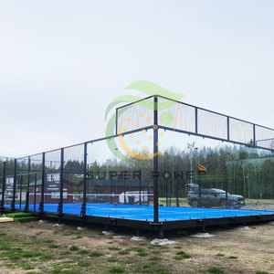 2025流行的移动桨Tennsi法院20 * 10m尺寸全景帕德尔法院送货上门 - Product Image 5