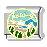 Pulsera Modular Italiana de Acero Inoxidable con Cadena de Eslabones, Elástica, Resistente al Agua, con Bolas Plateadas, para Playa y Mar