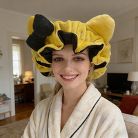 Nouveauté 2026 Bonnet en satin double couche réglable Doux couleur unie Doublure en soie Chapeaux de nuit Bonnets pour femmes et enfants