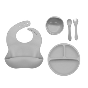 Juego <span class=keywords><strong>de</strong></span> 5 Baberos <span class=keywords><strong>de</strong></span> silicona duraderos y plato <span class=keywords><strong>de</strong></span> cuchara, vajilla <span class=keywords><strong>de</strong></span> alimentación <span class=keywords><strong>de</strong></span> bebé <span class=keywords><strong>de</strong></span> grado alimenticio, Placa <span class=keywords><strong>de</strong></span> succión <span class=keywords><strong>para</strong></span> niños <span class=keywords><strong>para</strong></span> comedor - Product Image 5