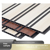 Plaque de plafond intégrée en PVC, anti-humidité, ignifuge, bande de luxe, sortie d'usine