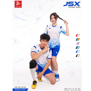 Ensembles d'uniformes d'équipe de football personnalisés de haute qualité Maillots à prix de gros 100% Polyester Étiquettes personnalisées Couleurs personnalisées Just Play - Product Image 1