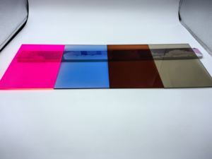 Placa acrílica plástica colorida transparente da placa da anti placa do risco 1.20g/cm³ 2050*3050mm - Product Image 4