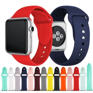 For Apple Watch Band,For Apple Watch Strap,Silicone Sport S Watch Band For iWatch Accessories 51 colorsmart