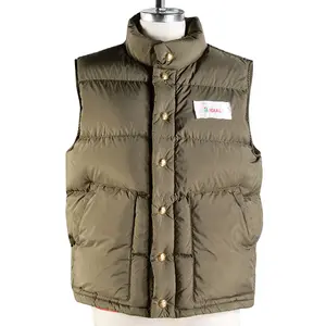 Cheap Winter Windbreaker Outerwear Down Sleeveless Padded Puffer Luxury Brand Vest Plus Size Men