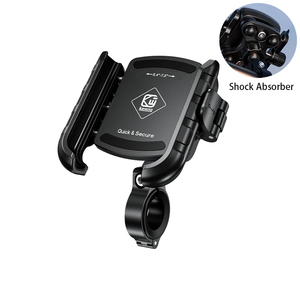 Support de téléphone pour moto étanche IP66 avec <span class=keywords><strong>amortisseur</strong></span> de chocs, rotation à 360°, verrouillage en un clic, vente en gros d'usine - Product Image 1