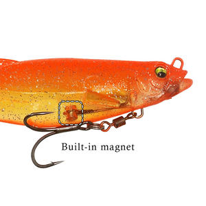 Pêche en eau douce salée lumineuse appât souple Big <span class=keywords><strong>Shad</strong></span> 12.5cm 21g pagaie queue leurre en plastique souple <span class=keywords><strong>pour</strong></span> océan bateau rivière - Product Image 3