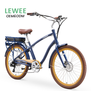 Bon marché, vélo électrique de plage de haute qualité, <span class=keywords><strong>batterie</strong></span> 500Wh, autonomie maximale de 20 à 40 milles, vélo électrique cruiser à cadre en aluminium pour logo personnalisé - Product Image 1