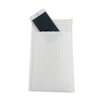 Poly Bubble mailer Sacs d'expédition blanc rose ruban adhésif fort Pochette d'emballage en vrac Colis Air Mailing bag pour l'emballage du courrier