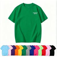 Articles promotionnels personnalisés, t-shirt à manches courtes en coton 220 GSM, respirant, écologique, séchage rapide, col rond