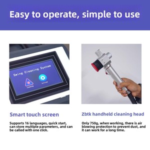 Machine de nettoyage au laser pulsé portable 100W/200W/300W/500W refroidie par air pour l'élimination de la <span class=keywords><strong>peinture</strong></span>/du gazole/de l'oxyde sur les métaux - Product Image 3