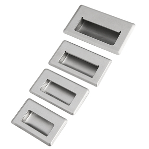 3620 Stainless Steel Sliding <strong>Door</strong> Flush Handle Oval Recessed <strong>Finger</strong> Pull Handle - Product Image 3