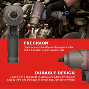 Llave de Impacto Neumática Ingersoll Rand 2115TiMAX de 3/8 Pulgadas con Caja de Titanio, 300 Ft Lbs de Torque, para Reparación Automotriz - Product Image 3