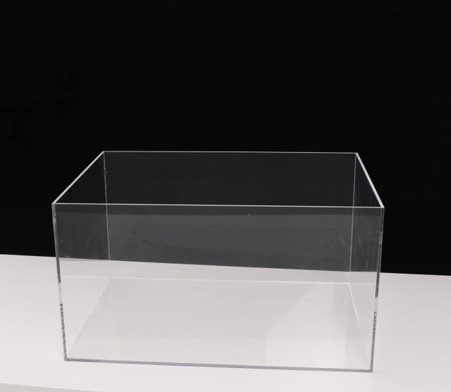 Customizable Eco-friendly Modern Transparent Acrylic Storage Box Dust-proof Desktop Fish Tank Decorative Photography Water Tank