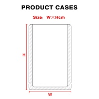 Groothandel 13*18cm Driezijdig verzegelde PET+AL+PE aluminiumfolie vacuümbarrière zakken voor voedselconservering, verpakkingszak voor poeder en thee