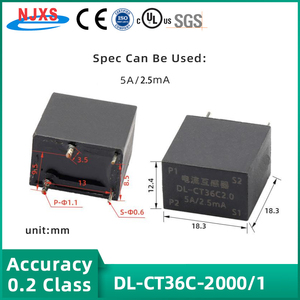 Transformador de Corriente NJXSE DL-CT36C2.0 de 4 Pines, Mini Transformador de Corriente Alterna de 5A 2.5mA, Precio de Fábrica - Product Image 2
