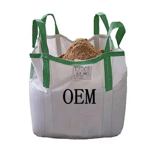 EGP fabrika tedarikçisi toplu çanta endüstriyel FIBC toplu çanta atık çöp ağır dokuma 1 ton Jumbo çanta depolama çuval