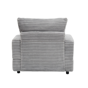 <span class=keywords><strong>Fauteuil</strong></span> convertible pliable avec fonction couchage, ottoman rembourré à ressorts, confortable, canapé simple, chaise longue, porte-gobelet - Product Image 4