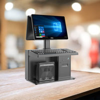 Mesin kasir sistem Windows 10 semua dalam satu POS untuk sistem ritel yang efisien dan komprehensif