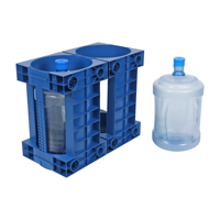 Support de rangement pour bouteilles d'eau en plastique à 3 niveaux, 3 gallons, vente chaude
