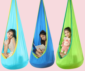 Nouvelle <span class=keywords><strong>chaise</strong></span> à <span class=keywords><strong>suspension</strong></span> <span class=keywords><strong>pour</strong></span> enfants avec coussin gonflable <span class=keywords><strong>hamac</strong></span> oscillant <span class=keywords><strong>pour</strong></span> enfant <span class=keywords><strong>pour</strong></span> l'application suspendue de camping en plein air - Product Image 6