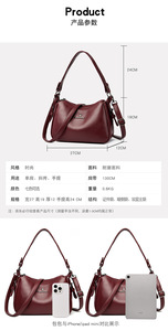 Fashion New Designer Crossbody Bags High Quality PU Leather Shoulder Messenger Bag Casual <b>Totes</b> Luxury Women Handbags and Purses - Product Image 6
