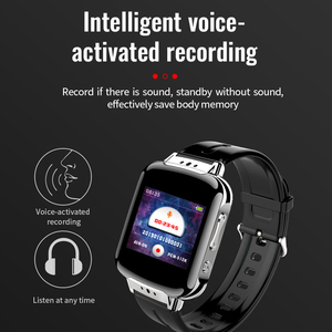 นาฬิกาบันทึกเสียงดิจิตอลอเนกประสงค์ พร้อมระบบลดเสียงรบกวน HD เครื่องเล่น MP3 บันทึกเสียงด้วยเสียงพูด สายรัดข้อมืออัจฉริยะ - Product Image 2