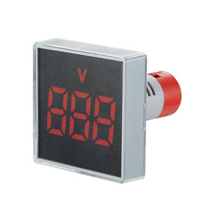 Neue 50MM AC 60-500V Voltmeter Square Panel LED Digitaler Spannungs messer Kontroll leuchte <span class=keywords><strong>Tester</strong></span> Rot Blau Gelb Grün Weiß - Product Image 2