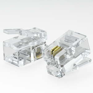 XL-101 Chất lượng cao Điện thoại kết nối cắm lắp ráp Cáp Nhà Máy Giá <span class=keywords><strong>RJ11</strong></span> <span class=keywords><strong>4p4c</strong></span> 4p2c bảo vệ đồng địa chỉ liên lạc PC nhà ở - Product Image 2